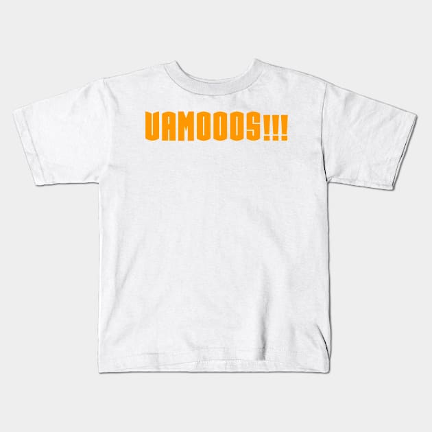 Carlos Sainz - Vamooos!!! (Vamos) Kids T-Shirt by GreazyL